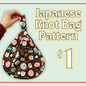Japanische Knotentasche MUSTER