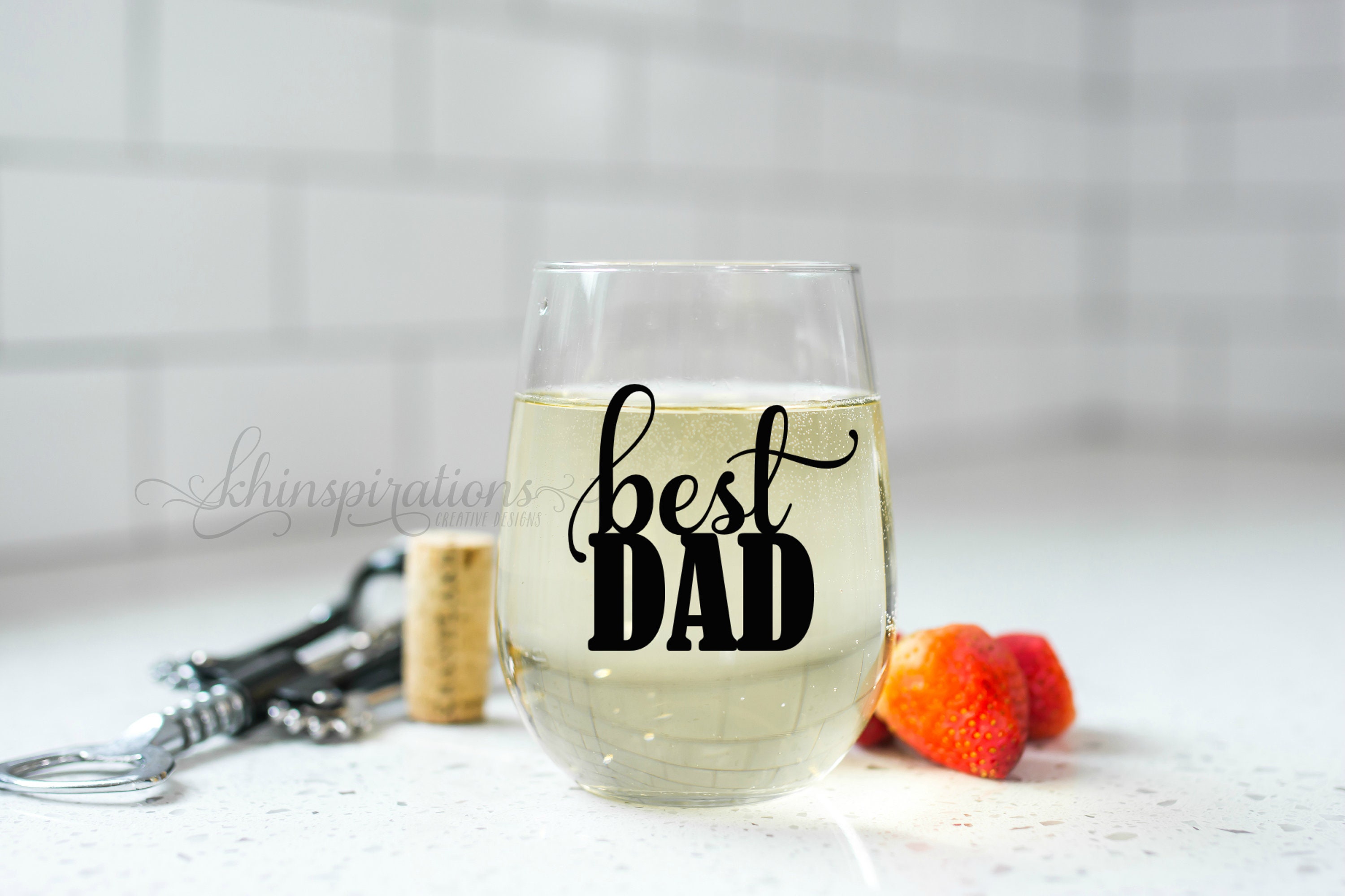 Dad Best Dad Dad Gifts Dad Wine Glass Dad Birthday Gift