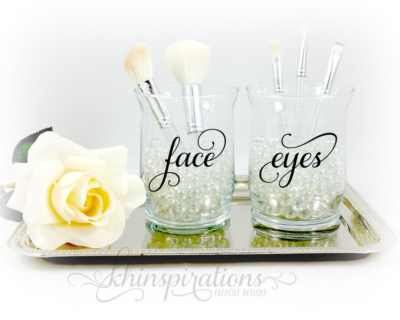 Face and Eye Makeup Brush Holders Makeup Organize Makeup Etsy