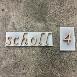 Zahlen und Buchstaben aus Sandstein Etsy.de