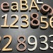 Zahlen und Buchstaben aus Sandstein Etsy.de