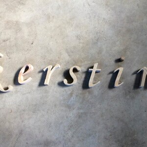 Zahlen und Buchstaben aus Sandstein Etsy.de