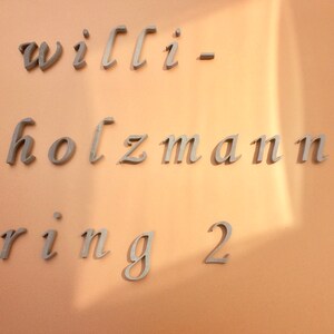 Zahlen und Buchstaben aus Sandstein Etsy.de