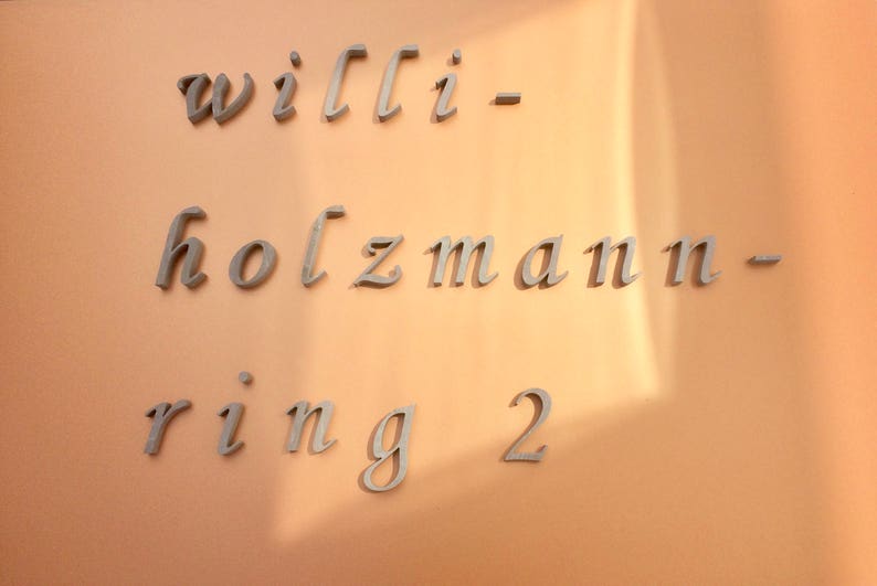 Zahlen und Buchstaben aus Sandstein Etsy.de