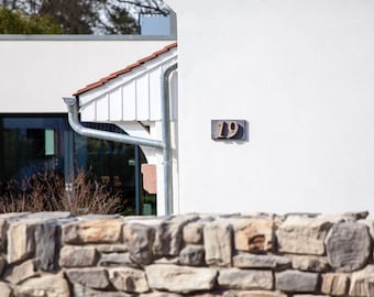 house number 2-digit from sandstone 25x15cm (horizontal)