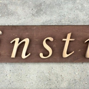 Zahlen und Buchstaben aus Sandstein Etsy.de