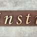 Zahlen und Buchstaben aus Sandstein Etsy.de