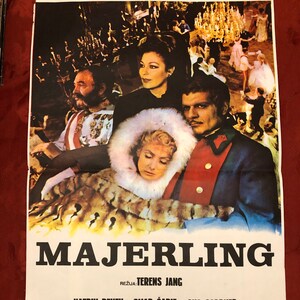 Mayerling - cartel original de la película - Catherine Deneuve - Ava Gardner - etc.