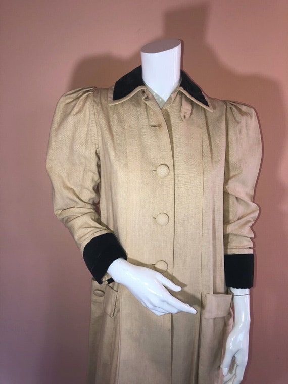 Vintage linen duster, car coat from Paramount Stu… - image 3