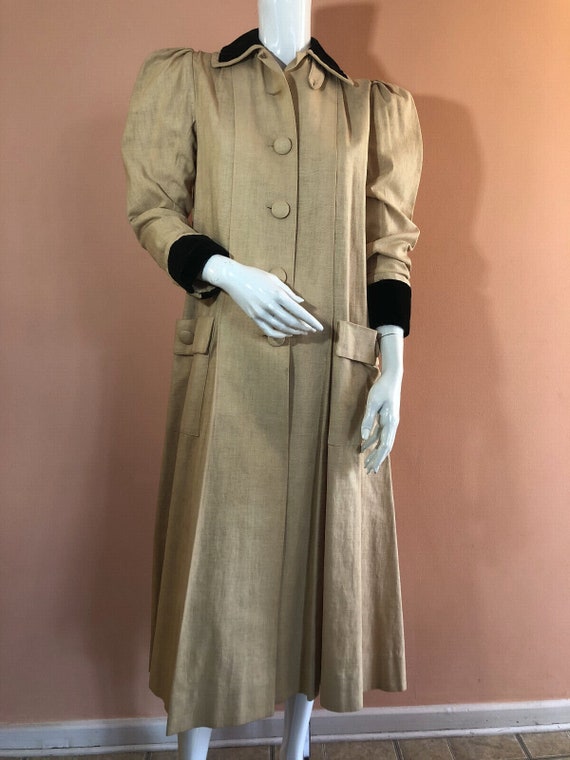 Vintage linen duster, car coat from Paramount Stu… - image 2