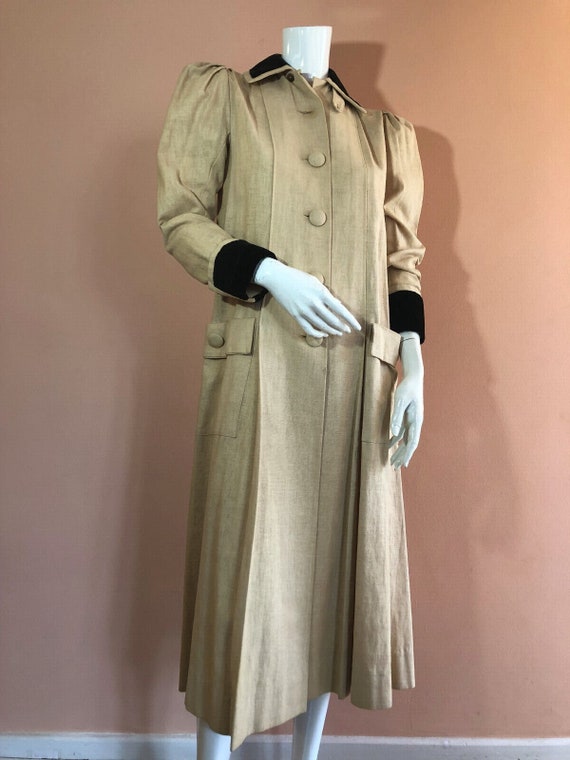 Vintage linen duster, car coat from Paramount Stu… - image 1