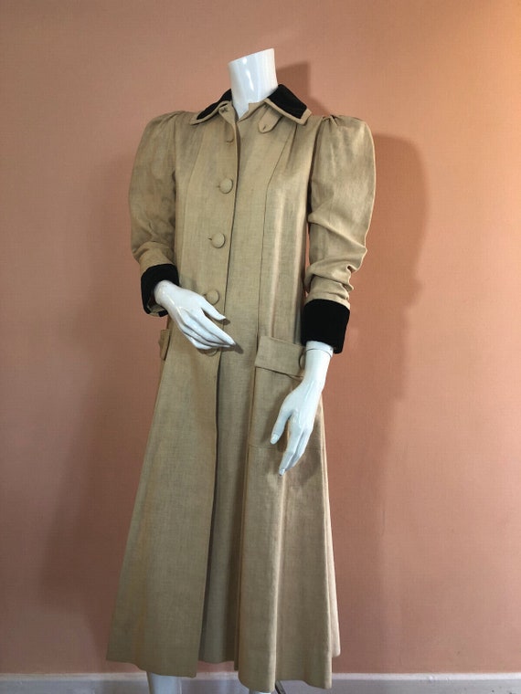 Vintage linen duster, car coat from Paramount Stu… - image 6