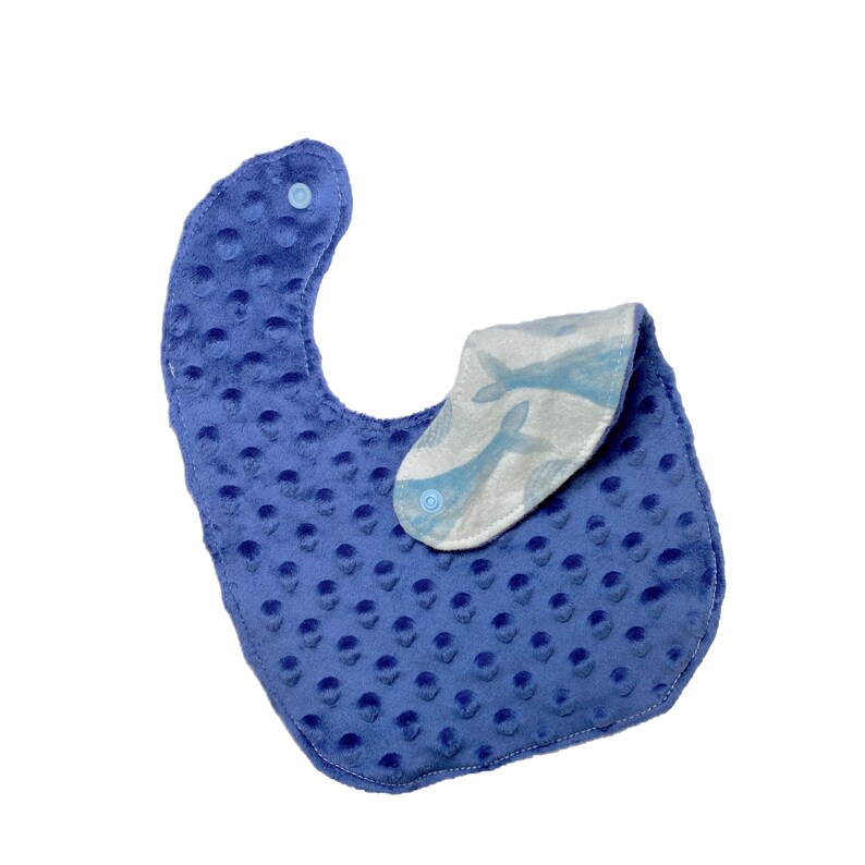 Flannel Minky Bib