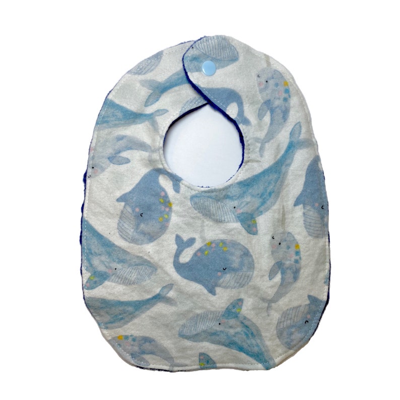 Flannel Minky Bib