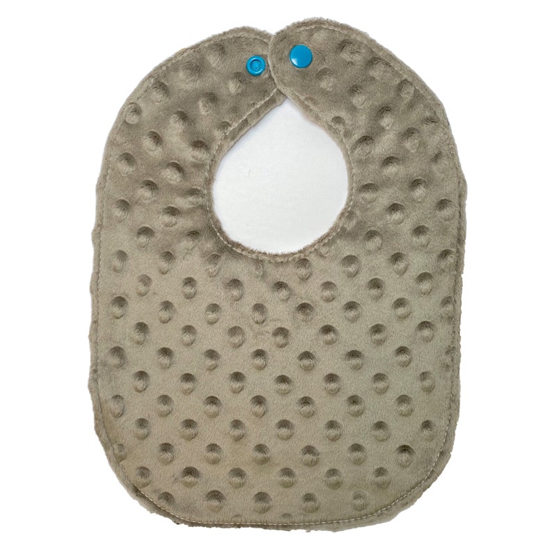 Flannel Minky Bib