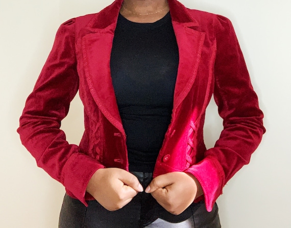 Red Corduroy Jacket (S)
