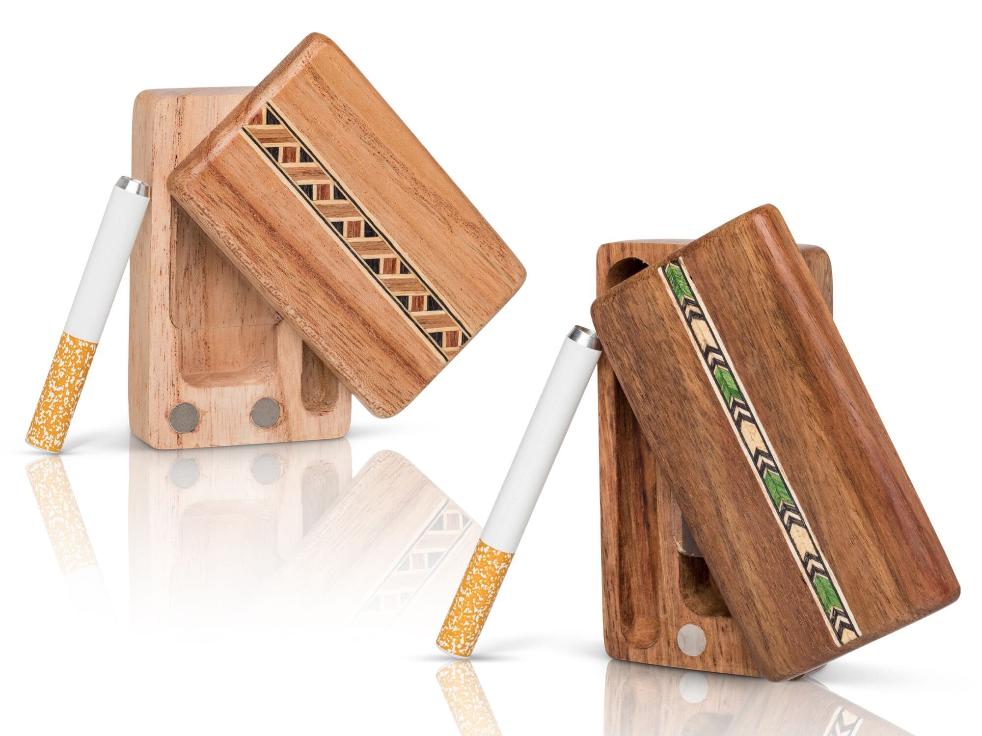 Latest! Swivel Teak Dugout by Sneak A Toke-Large