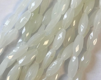 Perline Di Giada Bianca Sfaccettata - Perline Rotonde Di - Foto 11