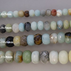 Amaznite Various Shaped Natural Gemstone Bead -- 15.5 inches strand