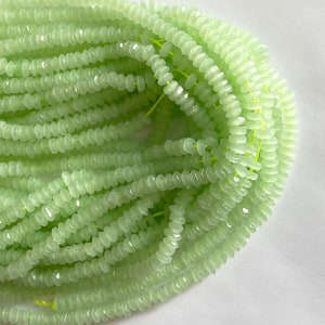 Cat&#39;s Eye 5x3mm Faceted Rondelle  Gemstone Beads -12 inch strand