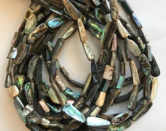 Pietra Preziosa Ematite Naturale Perline Barra Rettangolare Argento - Foto 11