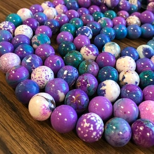 dyed turquoise 14mm,16mm,18mm Round Gemstone Bead -- 15.5 inch strand