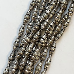 Silver Plated Copper 18x7mm Oval copper beads/7 inch strand/12 beads