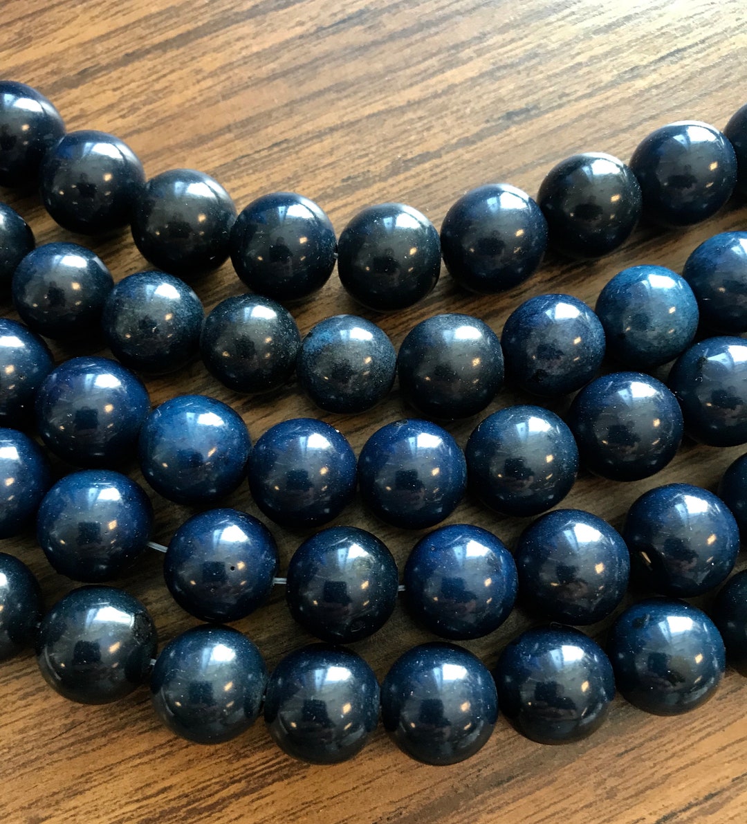 Blue Sponge Corral 10mm 12mm 14mm 16mm 18mm 20mm Round Gemstone Beads15