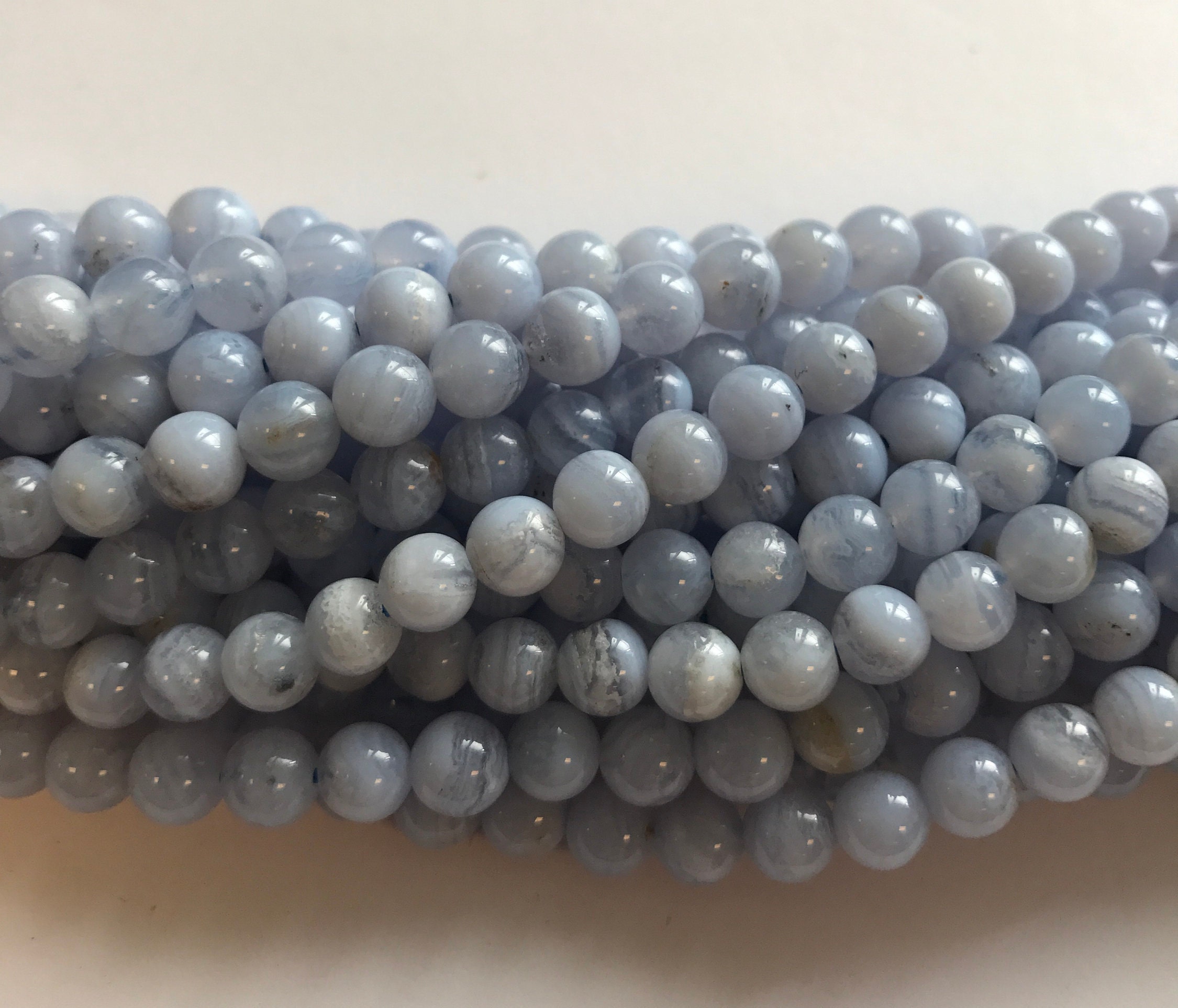 15" Strand Natural Gray Lace Stone Gemstone Beads lot 4mm 6mm 8mm 10mm 12mm 