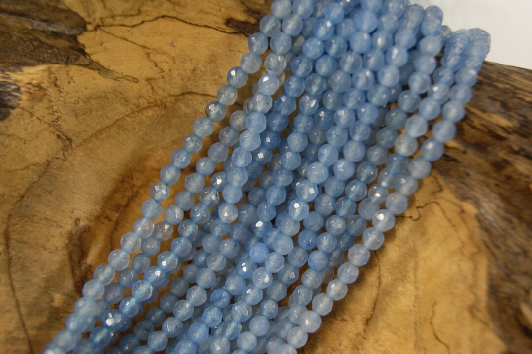 Perline Di Pietra Preziosa Di Alta Qualità Rotonde Da 4 Mm Di - Foto 2