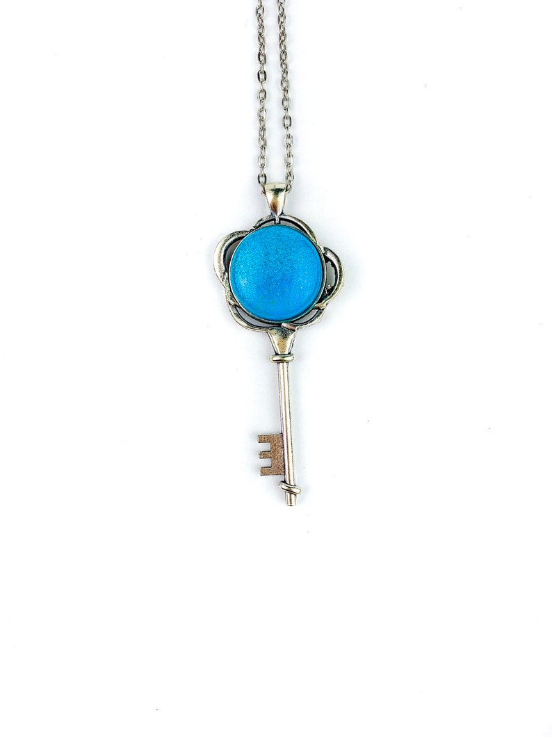 Dichroic Glass Owl Pendant