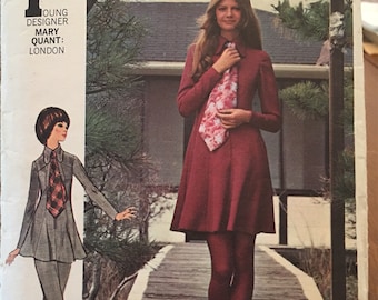 Rare Butterick Pattern #5912 Mary Quant