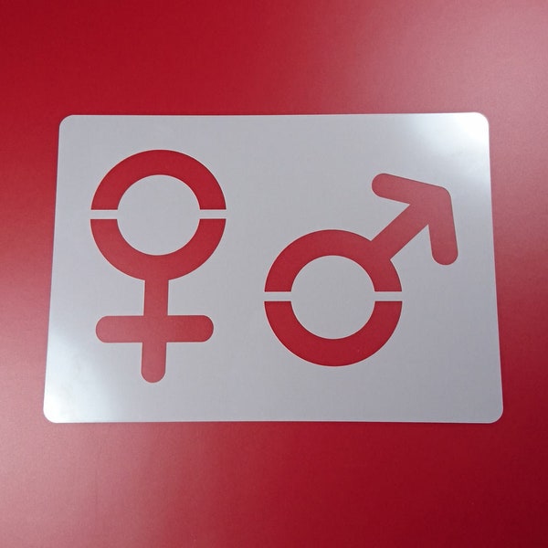 Template Mars Venus Symbol Man Woman - BC22