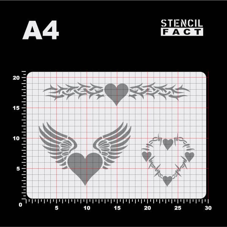 Template Heart Thorns Wing 3 motives-BO08