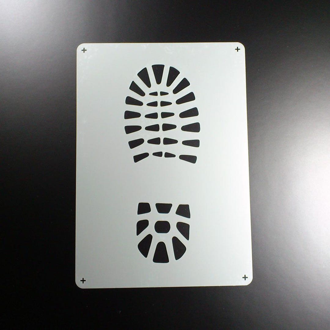 Template Shoe Profile Mountain Boot Imprint Footprint - BA23 - Etsy