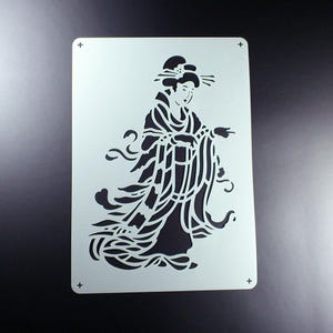Stencil Japanese Geisha Japan - BE13