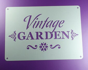 Garten schablonen Etsy.de