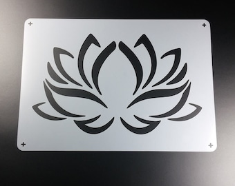 Stencil Lotus Lotus Flower India Orient - BD15