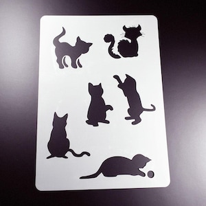 Stencil cat kitten mia - BV04