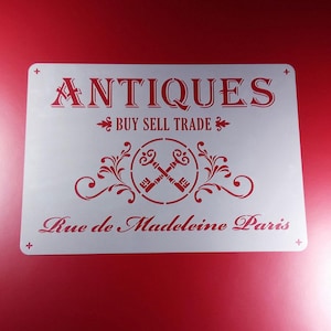 Stencil Antiques Buy Sell Trade Vintage - BS28
