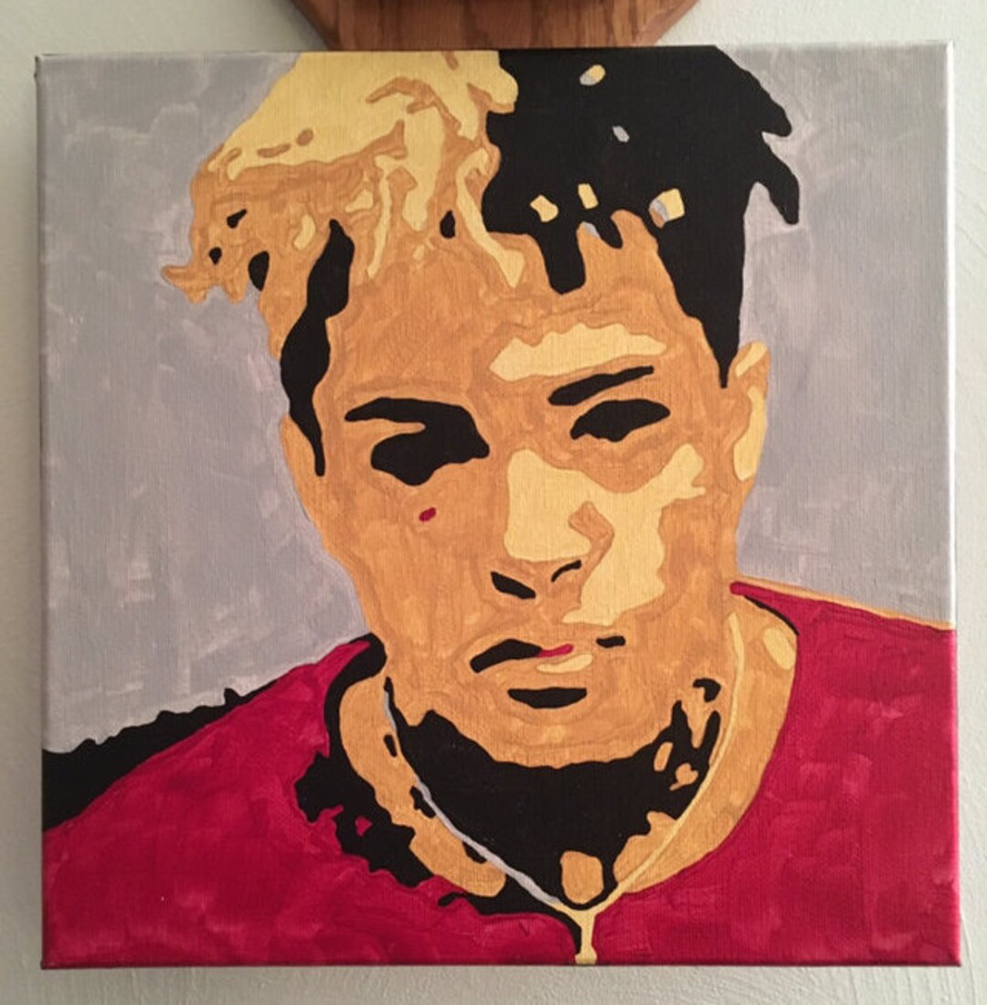 Xxxtentacion Portrait Acrylic ORIGINAL Painting 12 X 12 Canvas - Etsy