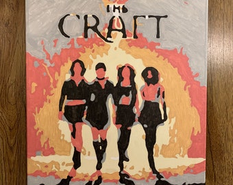 The Craft Movie Poster Acrylic ORIGINAL Painting 20 x 16