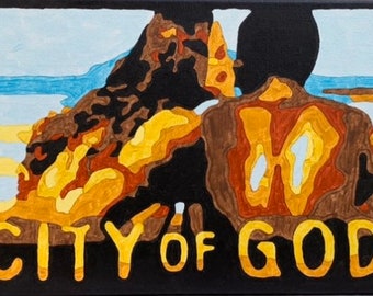 City of God Movie Acrylic Painting Poster PRINT - Etsy