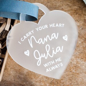 Remembrance Gift, Bereavement Gift, I Carry Your Heart With Me, Condolence Gift, Remembrance Ornament, Miscarriage Gift, Lost Loved One Gift