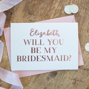 Ben jij mijn bruidsmeisje, gepersonaliseerde bruidsmeisjeskaart, ben je mijn bruidsmeisje, bruidsmeisjesvoorstelkaart, bruidsmeisjesaanvraagkaart
