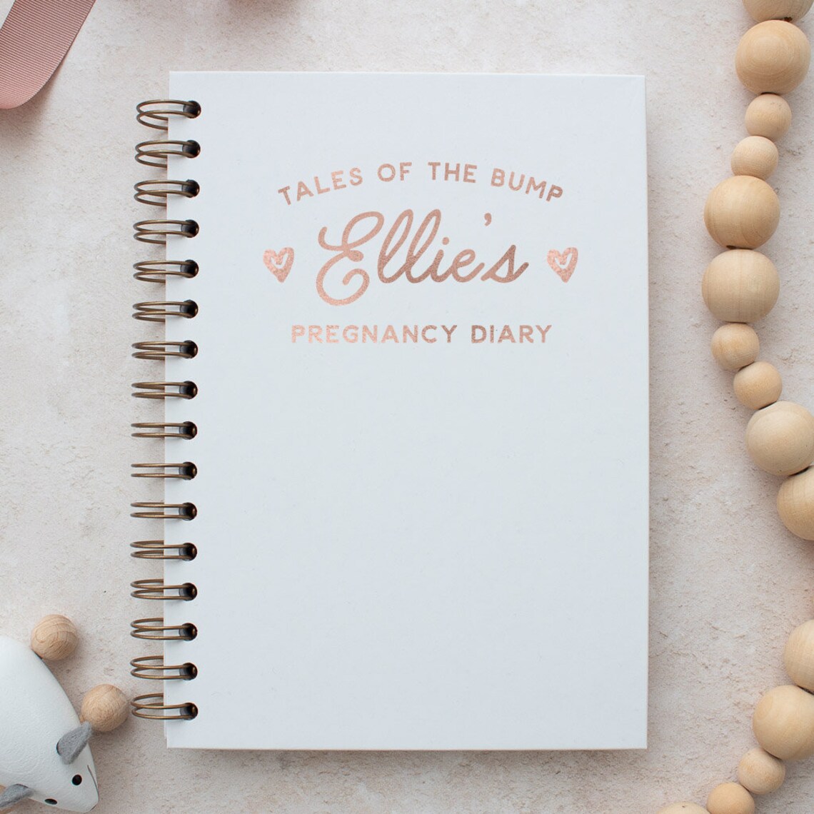 Baby Memory Book Pregnancy Diary Personalised Memory Book Etsy