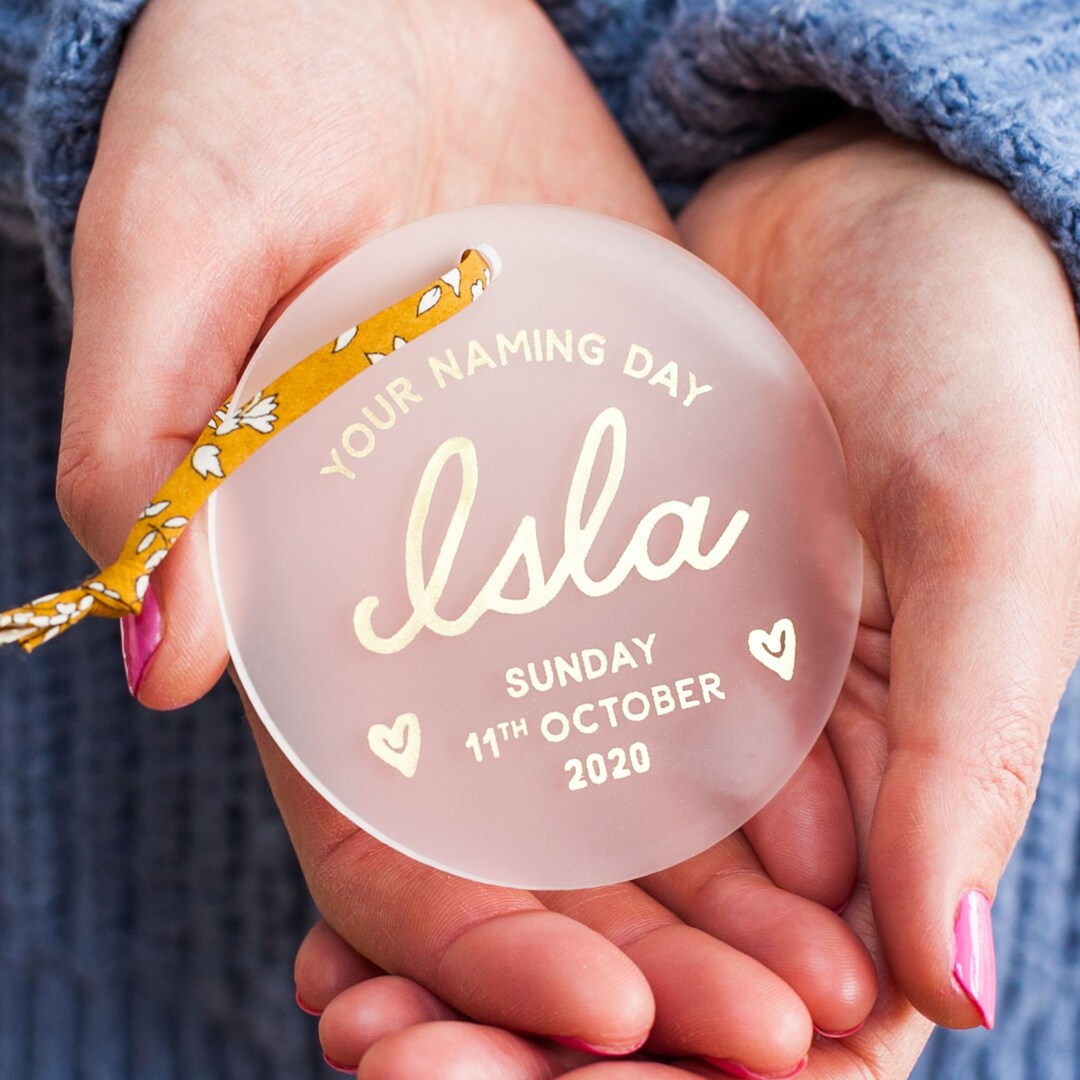 Naming Day Gift Christening for Girls Naming Ceremony Gift - Etsy