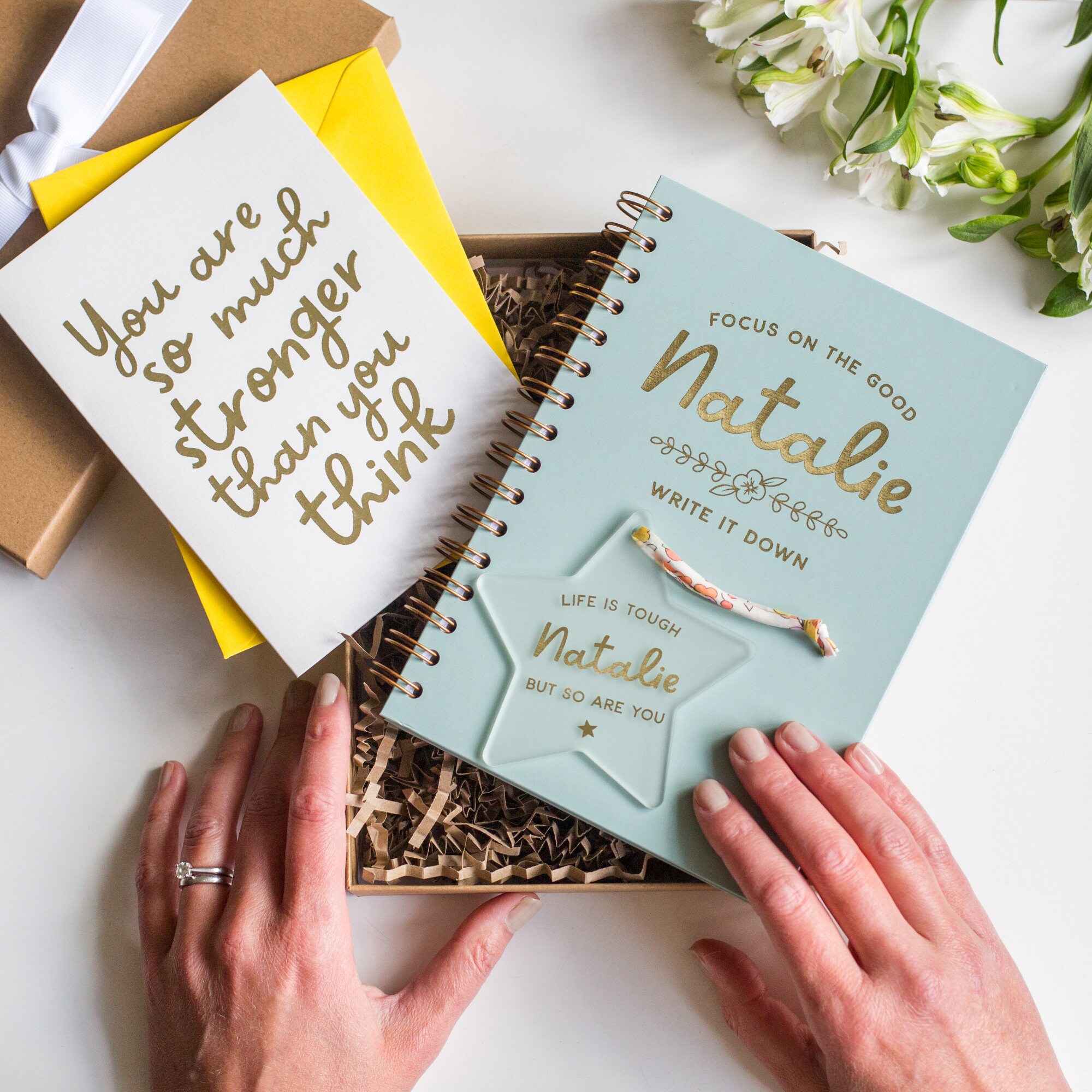 Motivational Gift Box Personalised Gift Set for Friend Etsy