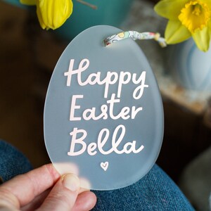 Personalised Easter Decoration, Happy Easter Egg, Easter Gift For Kids, Easter Keepsake, Personalised Easter Gift, Easter Ornament