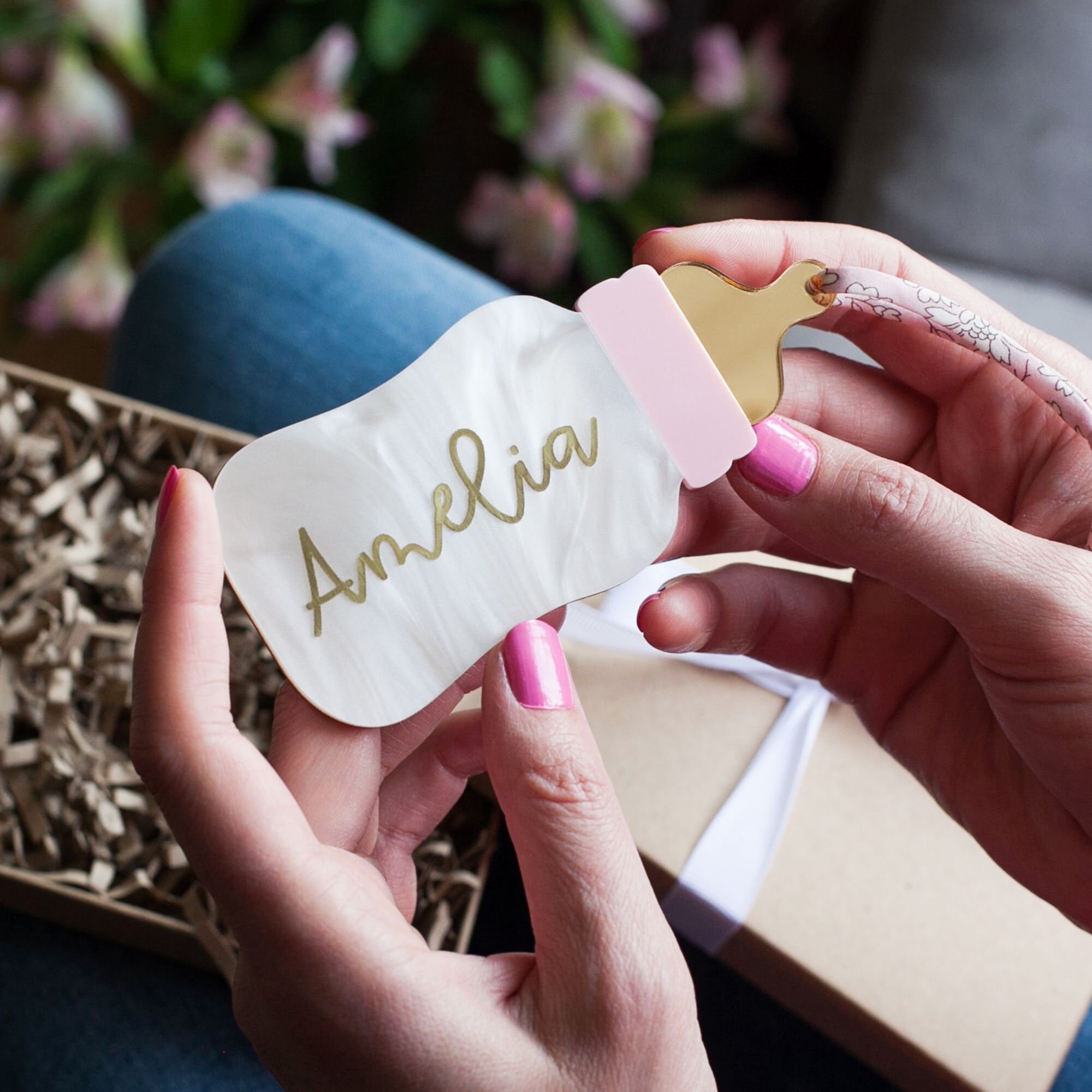 Newborn Girl Gift Baby Girl Gift Personalized New Baby Gift Etsy Denmark